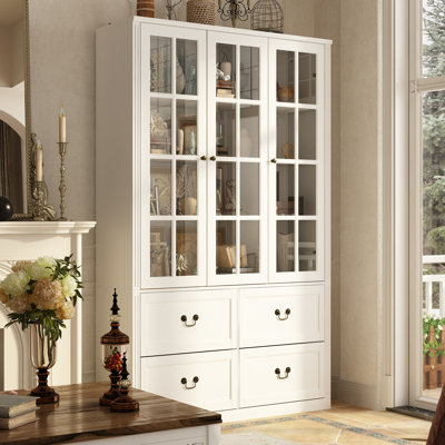 Latitude Run® Verrill 78.7'' China Cabinet & Reviews | Wayfair